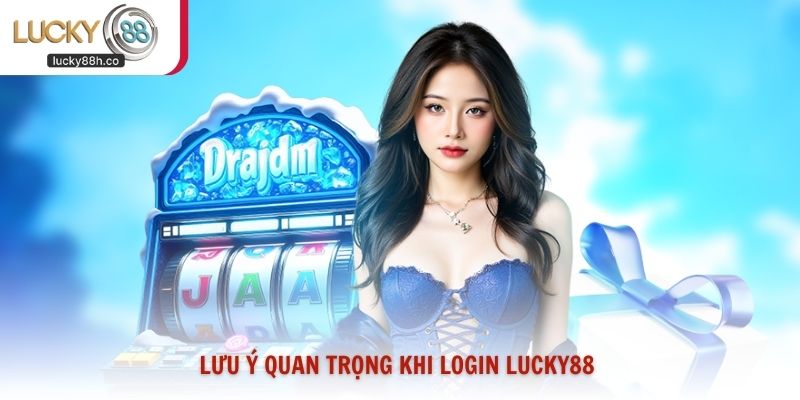 Lưu ý quan trọng khi login Lucky88